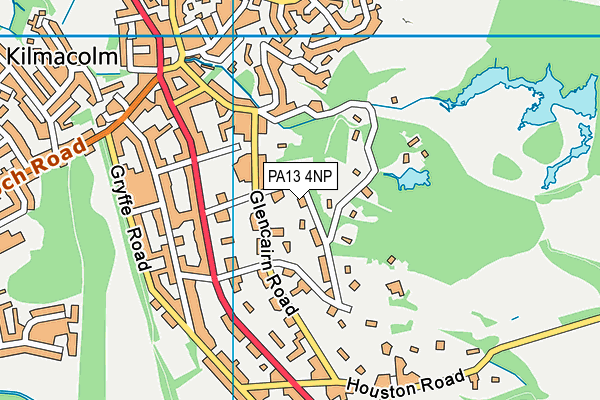 PA13 4NP map - OS VectorMap District (Ordnance Survey)