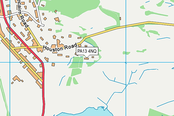 PA13 4NQ map - OS VectorMap District (Ordnance Survey)
