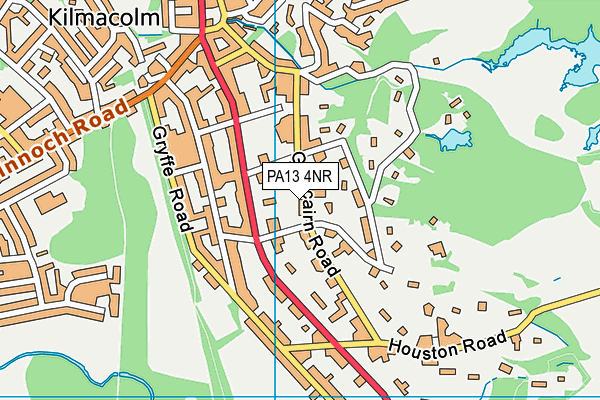 PA13 4NR map - OS VectorMap District (Ordnance Survey)