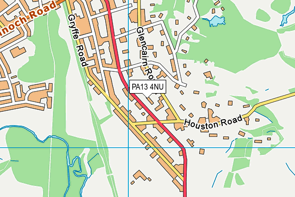 PA13 4NU map - OS VectorMap District (Ordnance Survey)