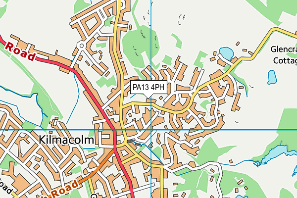 PA13 4PH map - OS VectorMap District (Ordnance Survey)