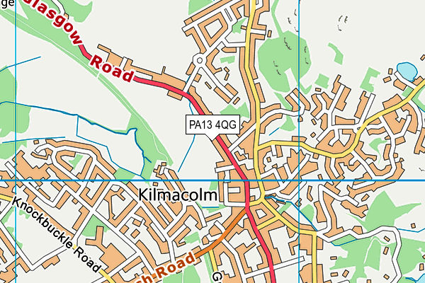 PA13 4QG map - OS VectorMap District (Ordnance Survey)