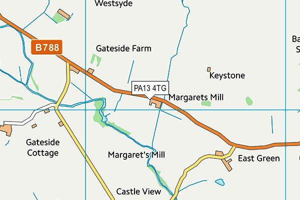 PA13 4TG map - OS VectorMap District (Ordnance Survey)
