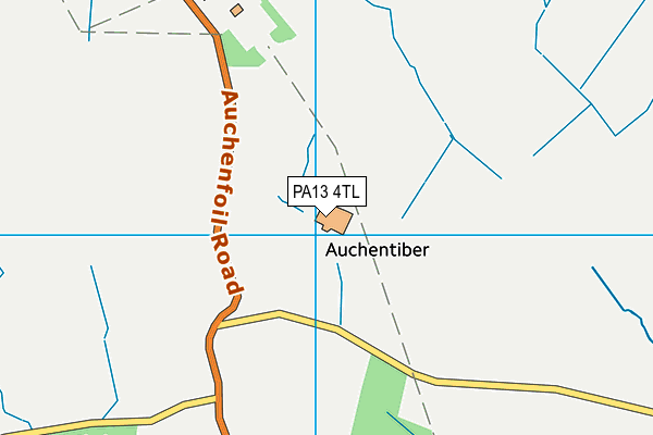 PA13 4TL map - OS VectorMap District (Ordnance Survey)