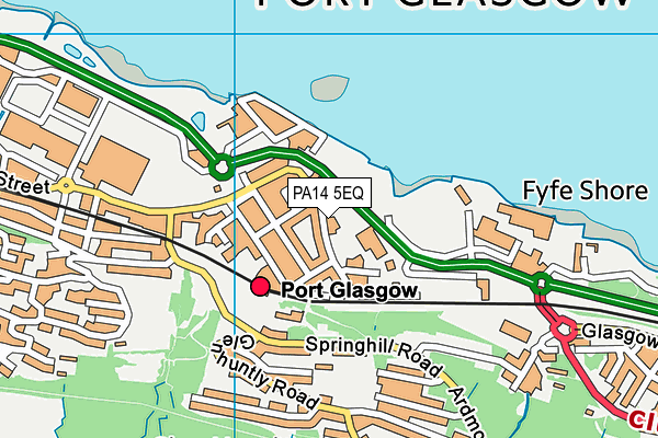 Map of CALEDONIAN MACBRAYNE LIMITED at district scale