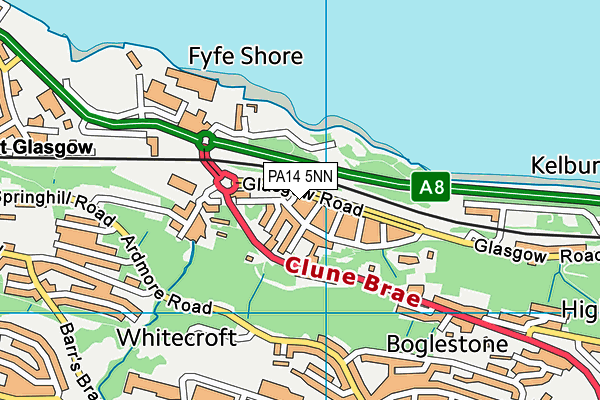 PA14 5NN map - OS VectorMap District (Ordnance Survey)