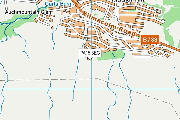 PA15 3EG map - OS VectorMap District (Ordnance Survey)