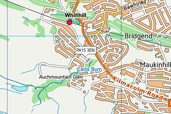 PA15 3EN map - OS VectorMap District (Ordnance Survey)
