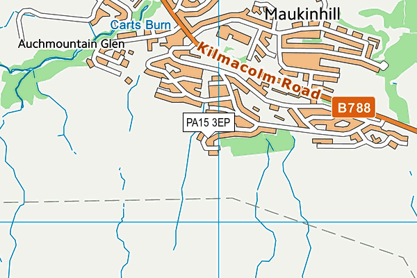 PA15 3EP map - OS VectorMap District (Ordnance Survey)