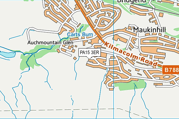 PA15 3ER map - OS VectorMap District (Ordnance Survey)