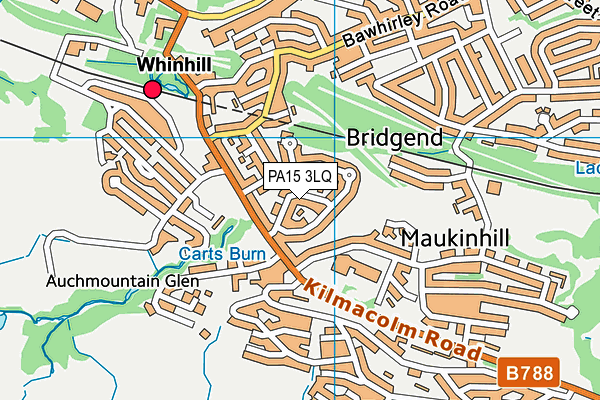 PA15 3LQ map - OS VectorMap District (Ordnance Survey)