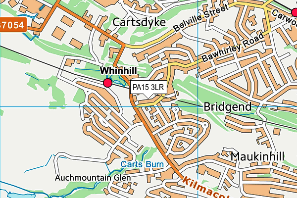 PA15 3LR map - OS VectorMap District (Ordnance Survey)