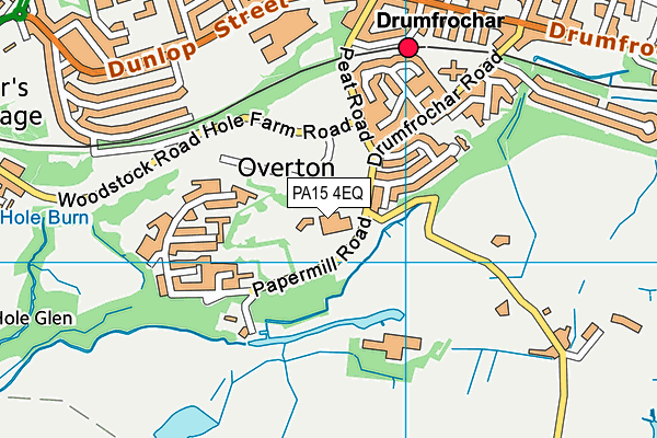 PA15 4EQ map - OS VectorMap District (Ordnance Survey)