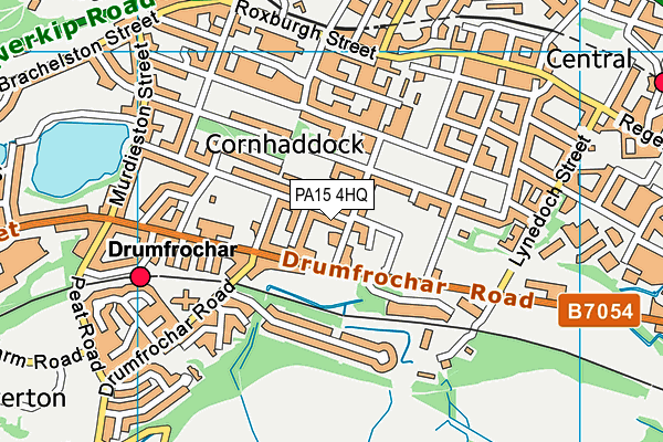 PA15 4HQ map - OS VectorMap District (Ordnance Survey)