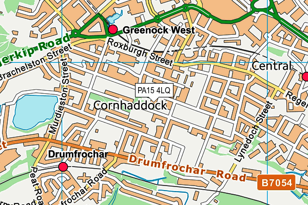 Map of COSTCUTTER (GREENOCK) LTD at district scale