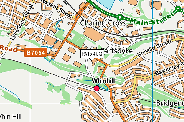 PA15 4UQ map - OS VectorMap District (Ordnance Survey)