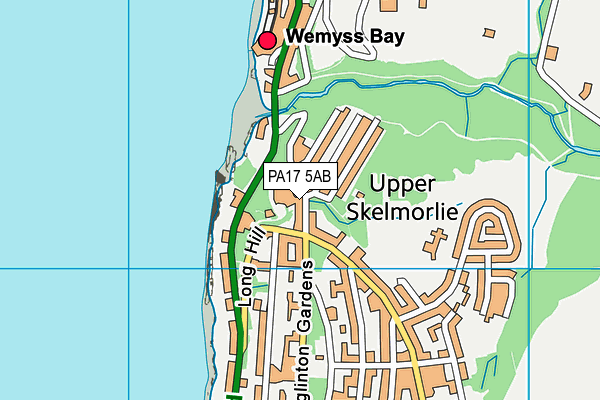PA17 5AB map - OS VectorMap District (Ordnance Survey)