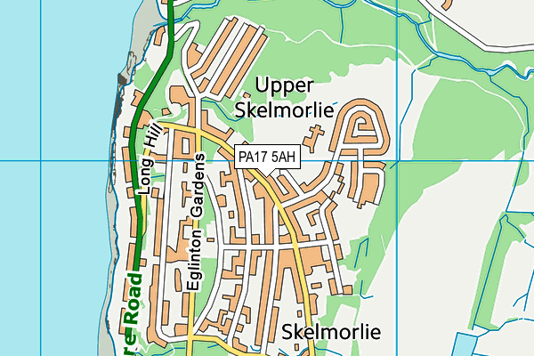 PA17 5AH map - OS VectorMap District (Ordnance Survey)