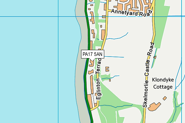 PA17 5AN map - OS VectorMap District (Ordnance Survey)