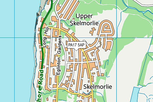 PA17 5AP map - OS VectorMap District (Ordnance Survey)