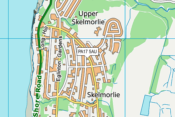 PA17 5AU map - OS VectorMap District (Ordnance Survey)