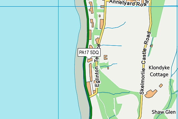 PA17 5DQ map - OS VectorMap District (Ordnance Survey)