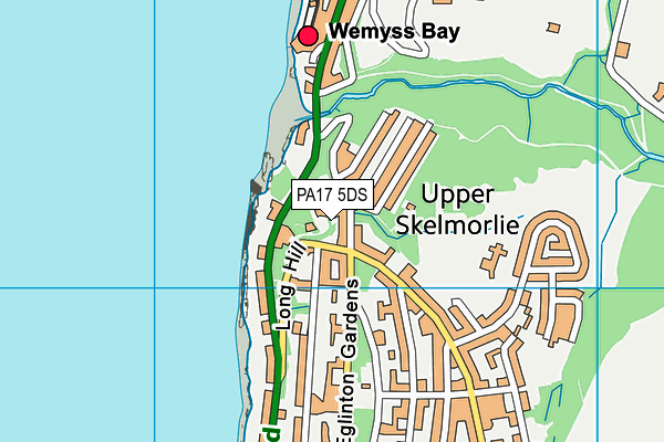 PA17 5DS map - OS VectorMap District (Ordnance Survey)