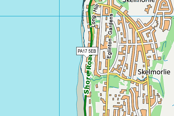 PA17 5EB map - OS VectorMap District (Ordnance Survey)