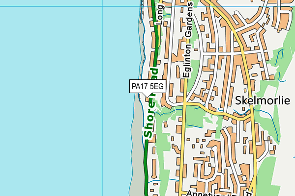 PA17 5EG map - OS VectorMap District (Ordnance Survey)