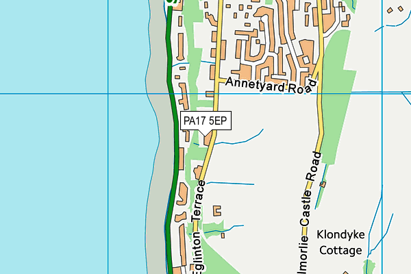 PA17 5EP map - OS VectorMap District (Ordnance Survey)