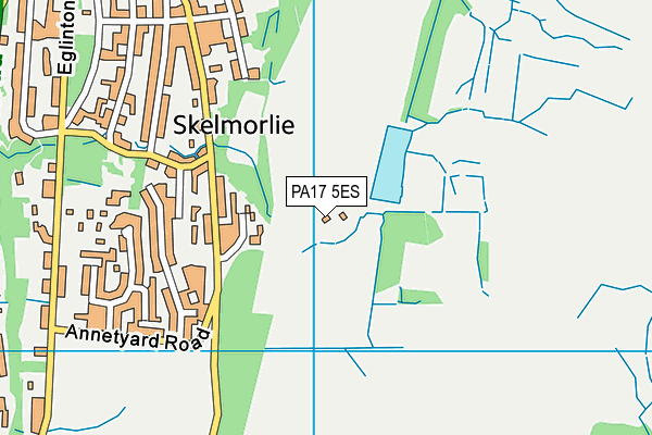 PA17 5ES map - OS VectorMap District (Ordnance Survey)