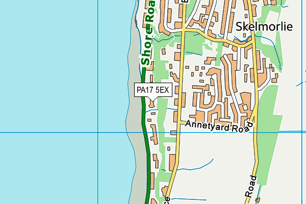 PA17 5EX map - OS VectorMap District (Ordnance Survey)