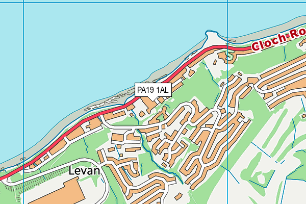 PA19 1AL map - OS VectorMap District (Ordnance Survey)