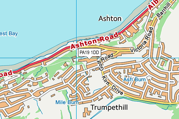 Map of ANDY RITCHIE CELEBRATION LTD at district scale