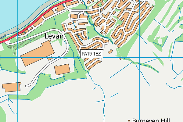 PA19 1EZ map - OS VectorMap District (Ordnance Survey)