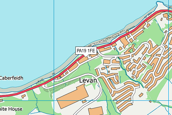PA19 1FE map - OS VectorMap District (Ordnance Survey)