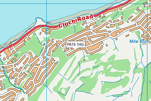 PA19 1HG map - OS VectorMap District (Ordnance Survey)