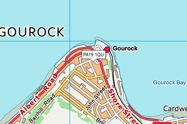 Map of GOUROCK RESTAURANT LTD at district scale