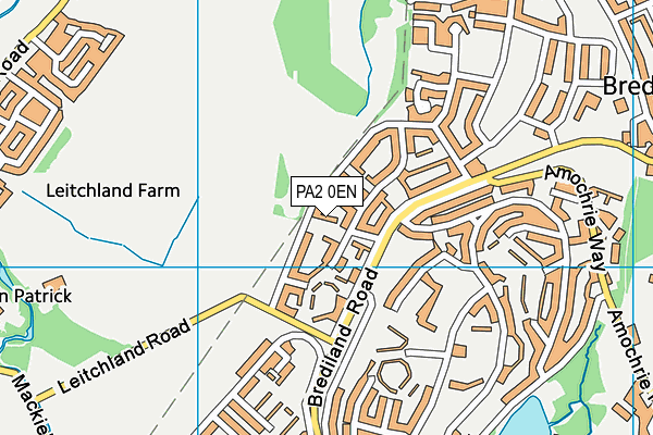 PA2 0EN map - OS VectorMap District (Ordnance Survey)