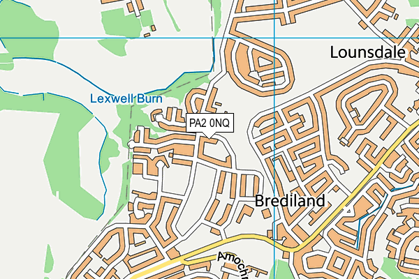 PA2 0NQ map - OS VectorMap District (Ordnance Survey)