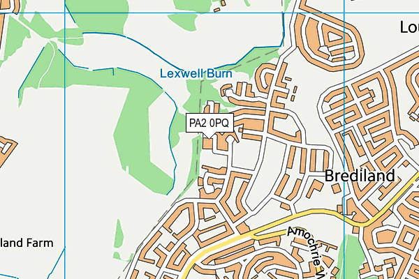 PA2 0PQ map - OS VectorMap District (Ordnance Survey)
