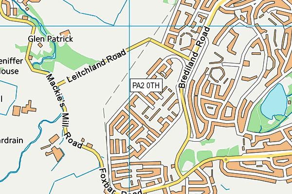 PA2 0TH map - OS VectorMap District (Ordnance Survey)