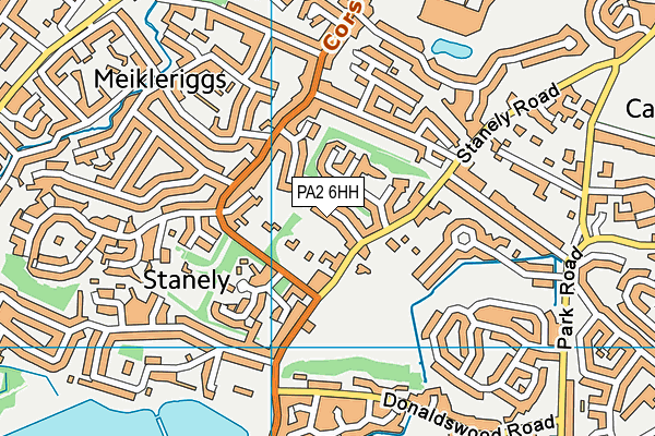 PA2 6HH map - OS VectorMap District (Ordnance Survey)