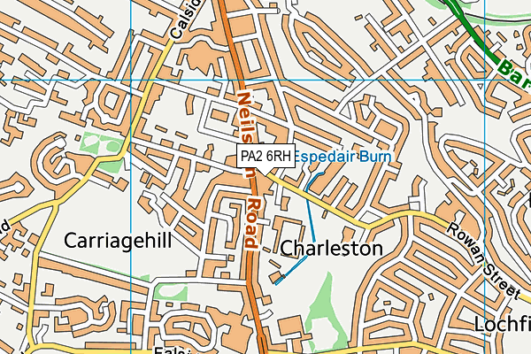 PA2 6RH map - OS VectorMap District (Ordnance Survey)