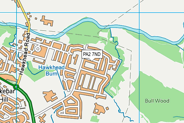 PA2 7ND map - OS VectorMap District (Ordnance Survey)