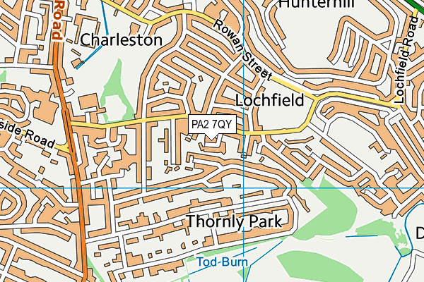 Map of STONEFIELD PROPERTY SERVICES LTD at district scale