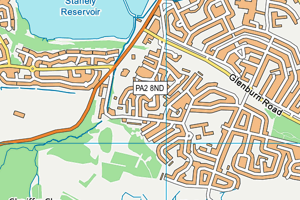 PA2 8ND map - OS VectorMap District (Ordnance Survey)