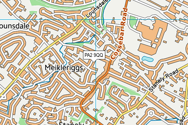 PA2 9QQ map - OS VectorMap District (Ordnance Survey)