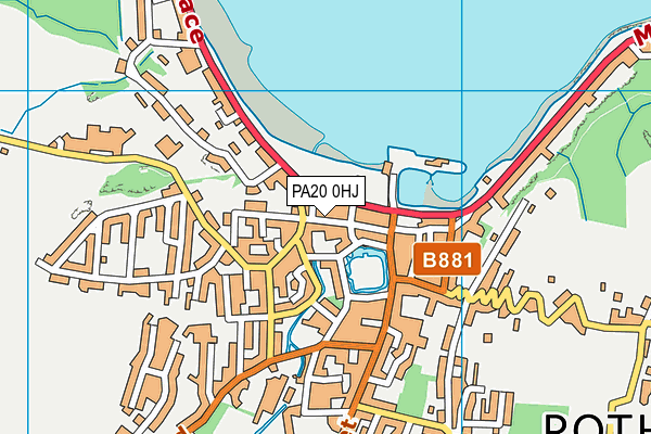 PA20 0HJ map - OS VectorMap District (Ordnance Survey)