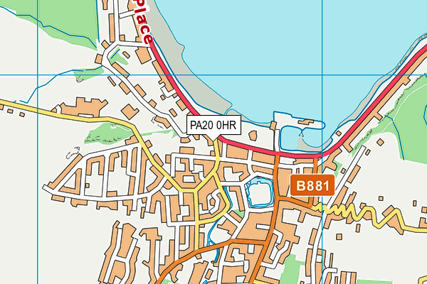 PA20 0HR map - OS VectorMap District (Ordnance Survey)